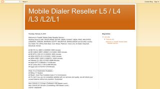 
                            6. Mobile Dialer Reseller L5 / L4 /L3 /L2/L1