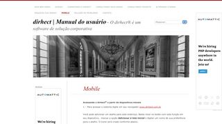 
                            5. Mobile | dirhect | Manual do usuário - WordPress.com