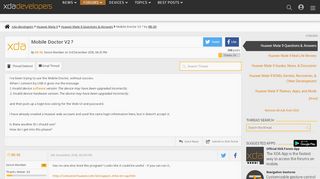 
                            2. Mobile Doctor V2 ? | Huawei Mate 9 - XDA Forums - XDA Developers