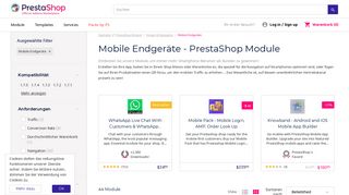 
                            3. Mobile Endgeräte - PrestaShop Module - PrestaShop Addons