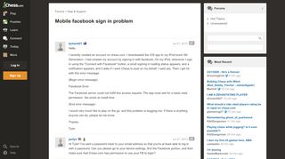 
                            12. Mobile facebook sign in problem - Chess Forums - Chess.com