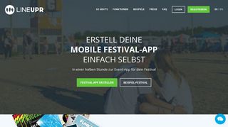 
                            6. Mobile Festival-App einfach erstellen – LineUpr