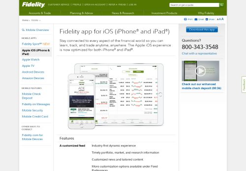 
                            3. Mobile Finance - Fidelity