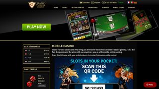 
                            13. Mobile Gaming at Grand Fortune Casino