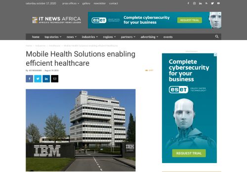 
                            13. Mobile Health Solutions enabling efficient healthcare |IT News Africa ...