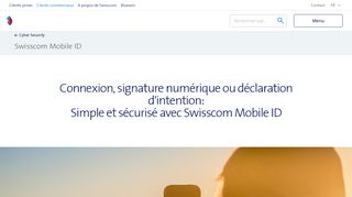 
                            3. Mobile ID: Service géré pour l'authentification sécurisée ... - Swisscom