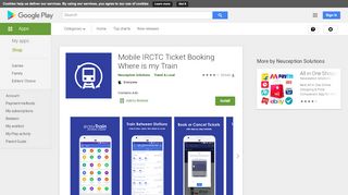 
                            6. Mobile IRCTC Ticket Booking Live Train Status NTES - Apps on ...