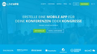 
                            2. Mobile Konferenz-App einfach in Minuten selbst erstellen – LineUpr