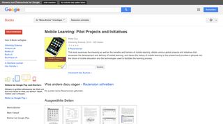 
                            10. Mobile Learning: Pilot Projects and Initiatives