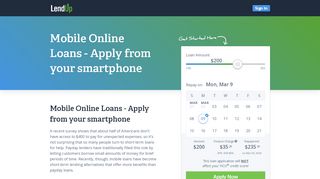 
                            12. Mobile Loans - Apply From Your Mobile Device - LendUp