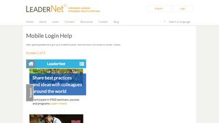 
                            7. Mobile Login Help - LeaderNet