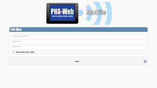 
                            5. Mobile Login - PHA-Web