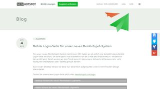 
                            8. Mobile Login-Seite für unser neues Meinhotspot-System – Mein Hotspot