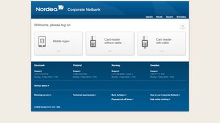 
                            1. Mobile logon - Corporate Netbank - Nordea