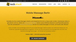 
                            10. Mobile Massage Berlin | neckattack Massagen für Firmen in Berlin