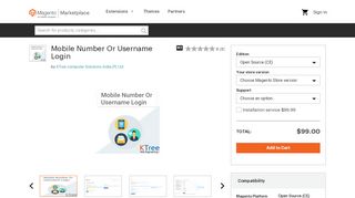 
                            3. Mobile Number Or Username Login - Magento Marketplace