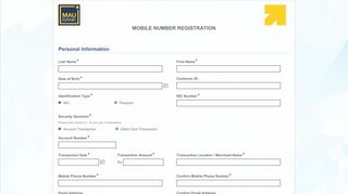 
                            4. Mobile Phone Registration - MauBank