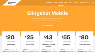 
                            4. Mobile Plans, Broadband & Power - Bundle & Save| Slingshot
