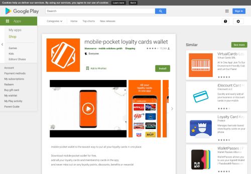 
                            3. mobile-pocket Kundenkarten – Apps bei Google Play