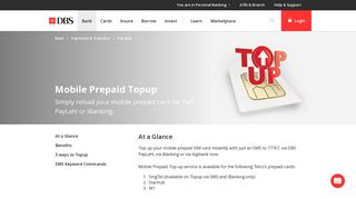 
                            7. Mobile Prepaid Topup | DBS Singapore - DBS Bank