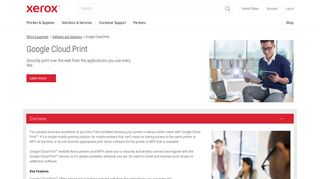 
                            12. Mobile Printing to Xerox Printers with Google Cloud Print