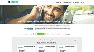 
                            6. Mobile recharge Lycamobile Spain :) | Fast and easy recharges from ...