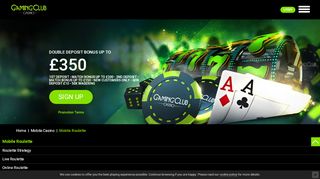 
                            8. Mobile Roulette For Instant Entertainment in Your Mobile Casino!