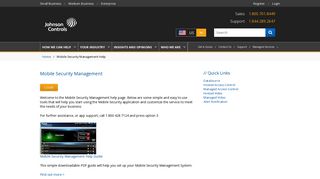 
                            3. Mobile Security Management Help - Tyco Integrated Security