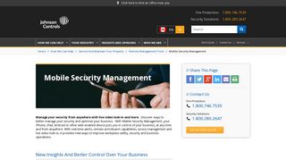 
                            6. Mobile Security Management | Tyco IFS - Tyco Integrated Fire & Security