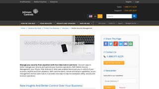 
                            1. Mobile Security Management - Tyco Integrated Security