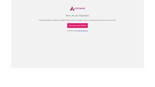 
                            6. Mobile Site Login Download - Axis Bank