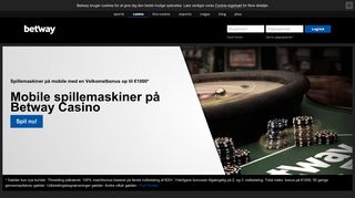 
                            5. Mobile spillemaskiner på Betway Casino