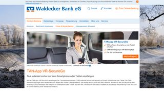 
                            9. mobile TAN - Waldecker Bank eG