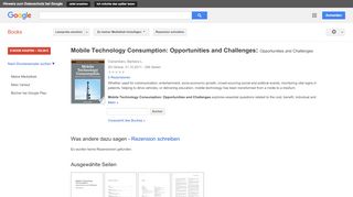 
                            11. Mobile Technology Consumption: Opportunities and Challenges: ...