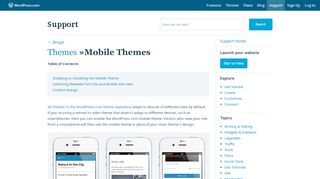 
                            9. Mobile Themes — Support — WordPress.com