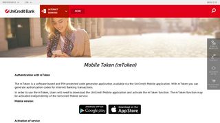 
                            2. Mobile Token - UniCredit Bank
