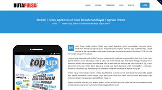 
                            8. Mobile Topup: Aplikasi Isi Pulsa Murah dan Bayar Tagihan - Duta Pulsa