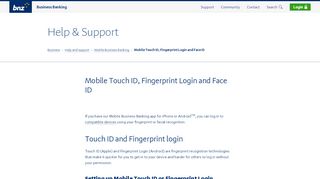 
                            10. Mobile Touch ID, Fingerprint Login and Face ID - Business Help and ...
