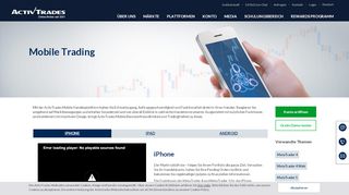 
                            11. Mobile Trading Platform | AcivTrades - ActivTrades.com