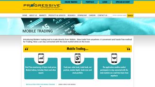 
                            3. Mobile Trading - Progressive
