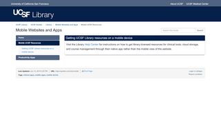 
                            11. Mobile UCSF Resources - Mobile Websites and Apps - UCSF Guides ...