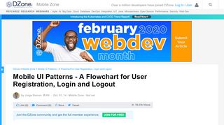 
                            10. Mobile UI Patterns - A Flowchart for User Registration, Login and ...