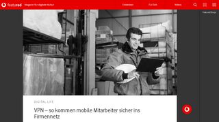 
                            12. Mobile VPN - so kommen Mitarbeiter unterwegs ins Netz - Vodafone