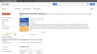 
                            10. Mobile Web Information Systems: MobiWIS 2013, International ...