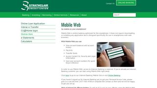 
                            4. Mobile Web - Strathclair Credit Union