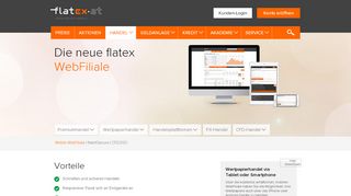 
                            8. Mobile WebFiliale | flatex online Broker