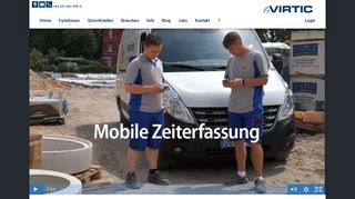 
                            5. Mobile Zeiterfassung - virtic Mobile Zeitwirtschaft - Virtic.com