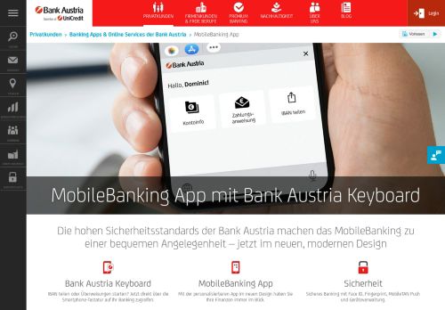 
                            4. MobileBanking App | Bank Austria