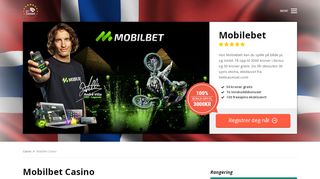 
                            5. Mobilebet Casino - 50 kr gratis fra Mobilebet.com - Nettcasino
