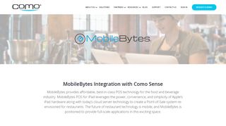 
                            13. MobileBytes Integration with Como Sense - Como